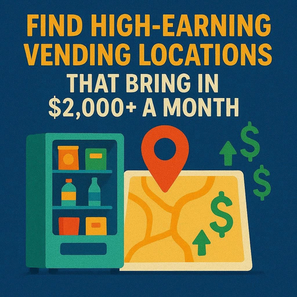 Find High-Earning Vending Locations That Bring in $2,000+ a Month
