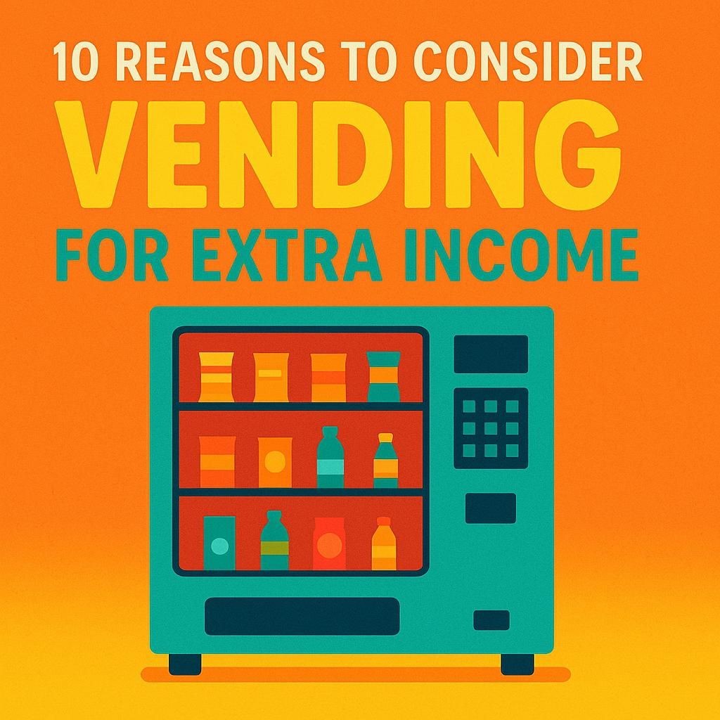 10 Reasons to Consider Vending for Extra Income